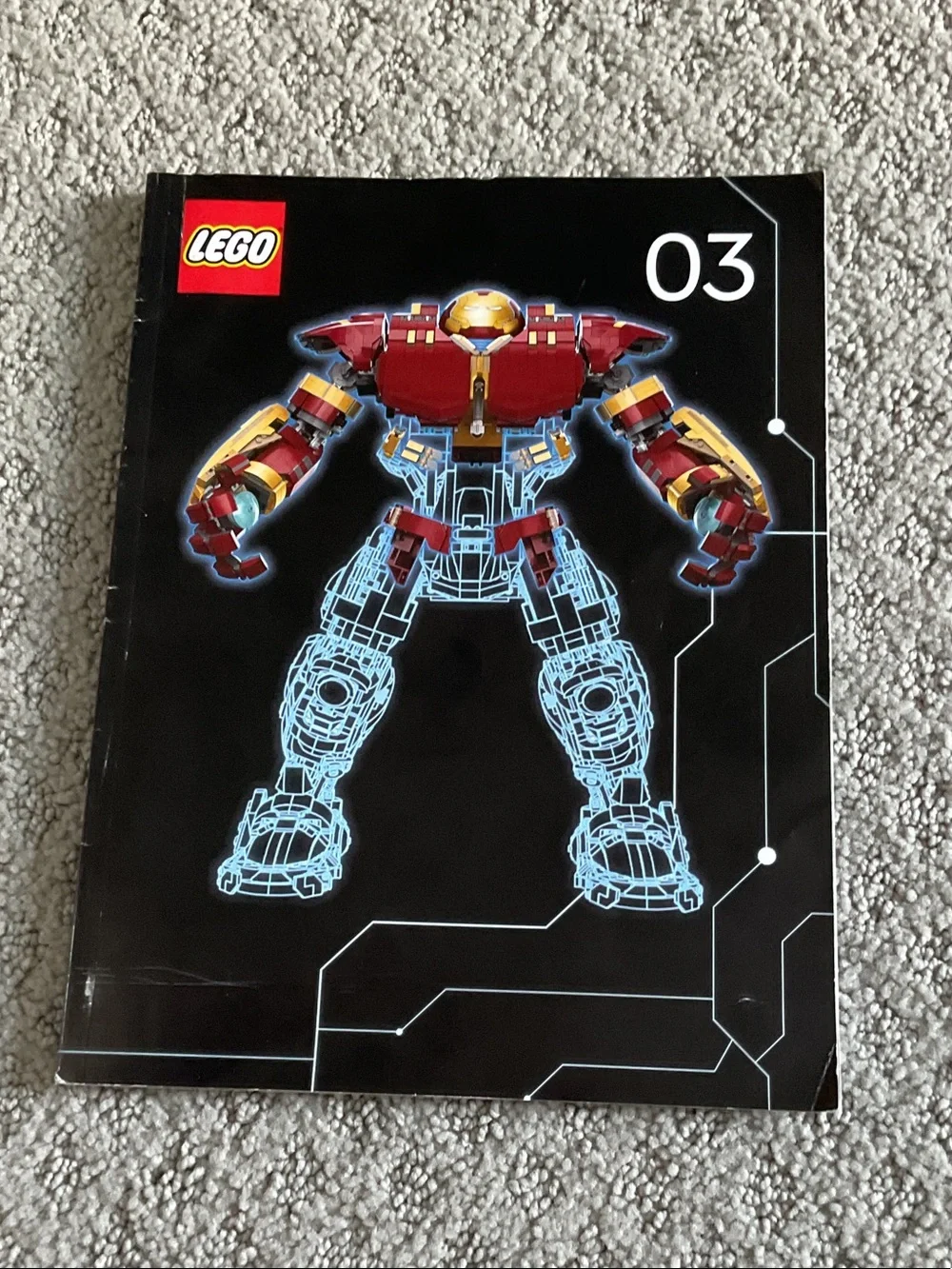 LEGO Iron Man Hulkbuster Buildable Figure - Red and Gold